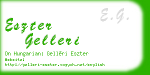 eszter gelleri business card